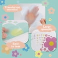 thumbnail image 4 of 12 Hojas De Pegatinas De Pared De Flores, Lindas Y Coloridas Pegatinas De Pared Florales, Pegatinas De Vinilo Para Despegar Y Pegar, Pegatinas De Pared Y2K Preppy Hippie, Decoración Estética Para Niña, 4 of 5