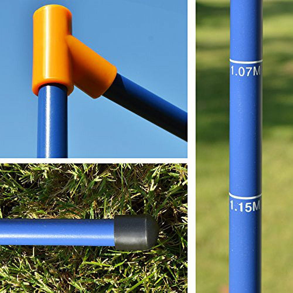 Sunrise Umbrella Outdoor Portable Volleyball Badminton Net, with Stand 16.7'