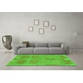 thumbnail image 3 of Ahgly Company Indoor Rectangle Abstract Green Modern Area Rugs, 4' x 6', 3 of 4