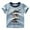 Blue, variant on XBASW Toddler Kids Summer Boys T Shirts Dinosaur Printed Short Sleeve Tops Baby Boys Cotton Crewneck Tees for 1-7 Years