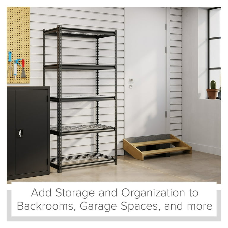 Iron Horse 2300 Riveted Wire Deck Shelving 5-Shelf