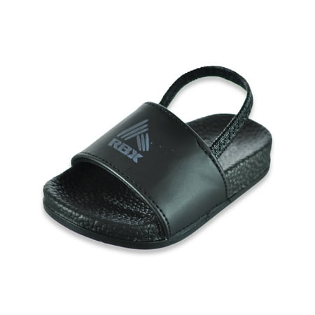 

RBX Baby Boys Slide Sandals - black 6 - 9 months (Newborn)