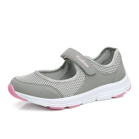 

shoes walked briskly shoes net bottom flat white hollow out 35 to 42
