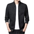 thumbnail image 1 of WREESH Cardigan Tricoté à Fermeture Éclair Automne et Hiver pour Hommes Veste Décontractée Confortable, 1 of 1
