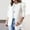White, variant on DondPO Blazers for Women Womens Casual Puff Sleeve Front Bussiness Jackets Work Suit wirh Pockets Womens Blazers Dressy Casual Casual Blazer for Women Beige L