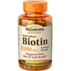 2 Pack Sundown Naturals Vegetarian Biotin 10000 MCG 120 Capsules Each