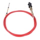 thumbnail image 3 of Cable del acelerador 4,5 m Tubo de PU Controlador de junta de acero inoxidable Cable de línea de montaje del acelerador para mezclador de transporte de excavadora, 3 of 9