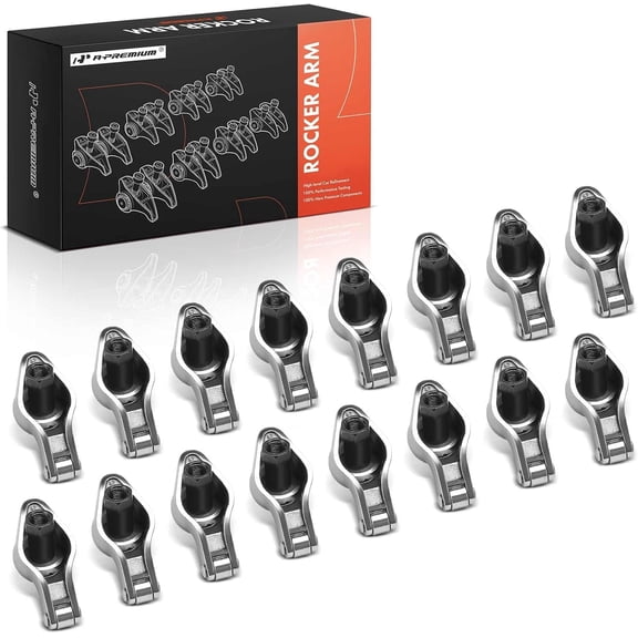A-Premium 16Pcs Chromoly Steel Engine Roller Tip Rocker Arms Compatible with Chevy BBC(Big Block) 454, 1.7 Ratio, 7/16" Studs