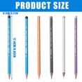 thumbnail image 3 of 1/5Pcs Sewing Fabric Pencil, Colored Fabric Mark Pencil for Tailor, Fabric Marking Pencil For Clothes Dressmaking White, 3 of 4