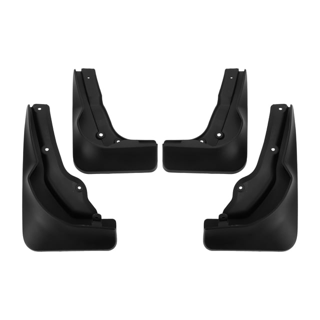 Unique Bargains Mud Flaps Splash Guards W/Mount Accessories for Mercedes-Benz C Class(Sport)2013-2015 Front and Rear Mud Guards 1 Set