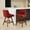 Wine Red, variant on GAKMCIL 26" Counter Height Swivel Barstools, Wood&Fabric Upholstered Bar Chairs, 300lbs Load for Home Pub, Kitchen Island, Dining Room (Set of 2, Gray)