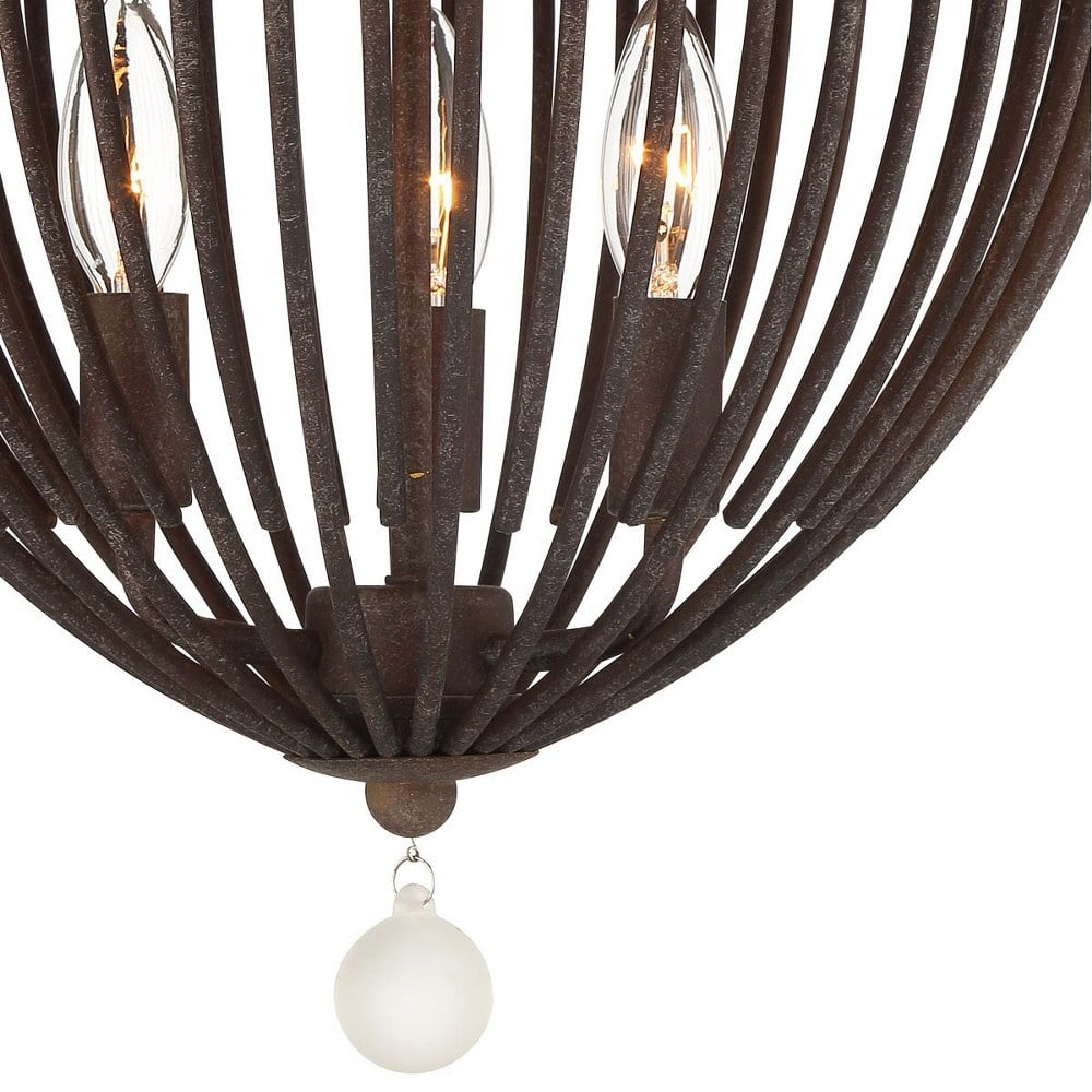 Crystorama Lighting - Three Light Ceiling Mount - Ceiling Mount - Duval - 3