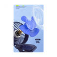 thumbnail image 3 of 1200Mah Summer Clip-on Fan Portable Automatic Oscillating Head Fan Rechargeable High Wind Power Fan for Student Black, 3 of 5