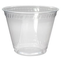 Fabri-Kal 9509100 9 oz Old Fashioned Greenware Cold Drink Cups - Clear (1000/Carton)