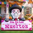 thumbnail image 2 of Decoración inflable DomKom para Halloween, 6 pies, con luces LED, 2 of 7