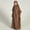 Coffee, variant on Dpytoraw Abaya for Girls Muslim Long Sleeve Prayer Dress with Hijab Clothing Eid Robe Size 9-10 Years