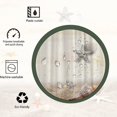 thumbnail image 4 of Stall Shower Curtain,36x72 inch RV Bathroom Shower Curtains Set with Hooks,Beach Starfish Coastal Bath Curtain,Waterproof Fabric, 4 of 6