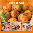 thumbnail image 6 of Stainless Steel Meatball Maker Set, Manual Press Tool with Spoon for Home Kitchen, Meal Prep & Appetizers, 6 of 8