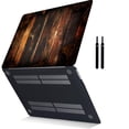 thumbnail image 5 of Hard Shell Cover Compatible MacBook Pro 13" 2023 2022 2021-2016 A1706 A1708 A1989 A2159 A2251 A2289 A2338 M1 Cable Tie, Wood grain A 50, 5 of 5