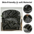 thumbnail image 4 of TOPCHANCES 2-Piece Stretch Club Chair Slipcover Printed Tub Chair Slipcover Armchair Covers, 4 of 8