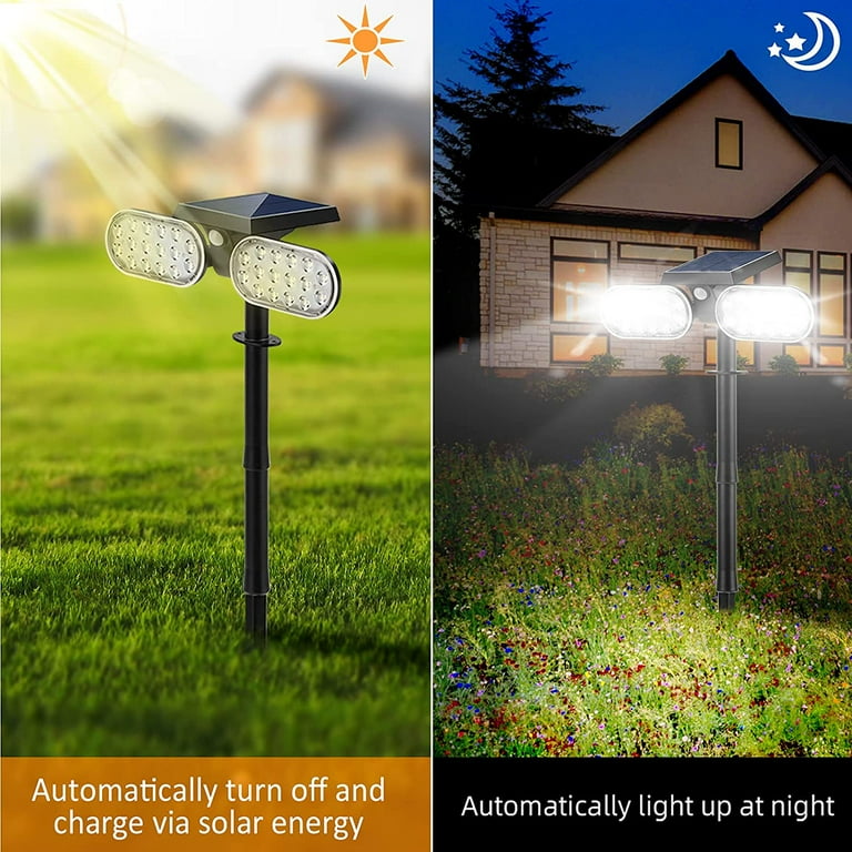Led Solar Motion Sensor Light outdoor up to 360 Swivel 16 x 2 Pcs IP65 Water Resistant 2 Modes High Brightness Built in PIR Sensor 270 Illumination Angle Lights Warm White Walmart
