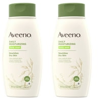 Aveeno Daily Moisturizing Body Wash with Soothing Oat, 18 fl. Oz - 2 Pack