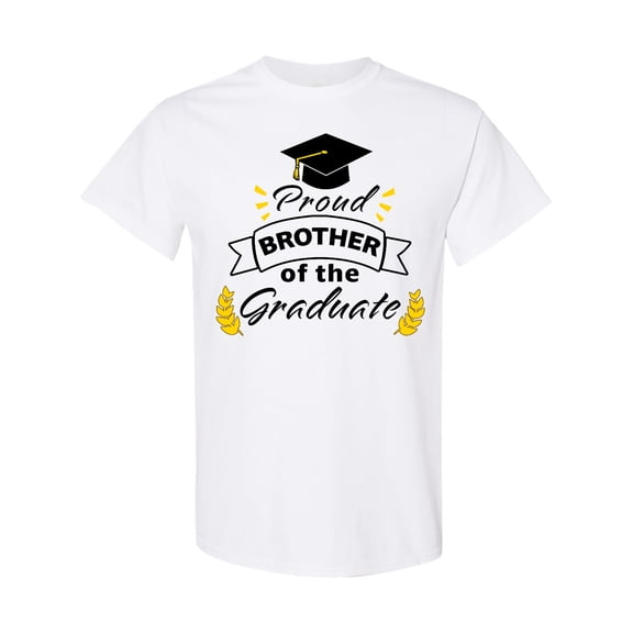 Inktastic Proud Brother of the Graduate-family Graduation T-Shirt