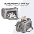 thumbnail image 2 of Dog Carrier Bag Soft Side Backpack Cat Pet Carriers Dog Travel Bags Small Dogs Cats Outgoing Foldable Breathable Cat Backpack Cat Cage, 2 of 5