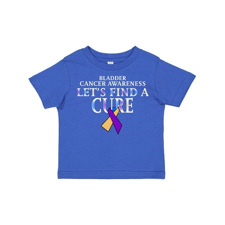 

Inktastic Let s Find a Cure- Bladder Cancer Awareness Gift Toddler Boy or Toddler Girl T-Shirt