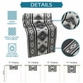 thumbnail image 5 of Table Runner Dresser Scarf 13 x 108 Inch Gray Southwestern Native Aztec Ethnic Style Geometric Table Runners Non-Slip Heat Kitchen Dining Table Decor for Indoor Outdoor Home Party Decoration, 5 of 7