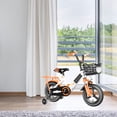 thumbnail image 3 of Accessoires de Vélo pour Enfants Roues Stabilisatrices Acier Carbone Noir 1 Paire 14 Pouces, 3 of 6