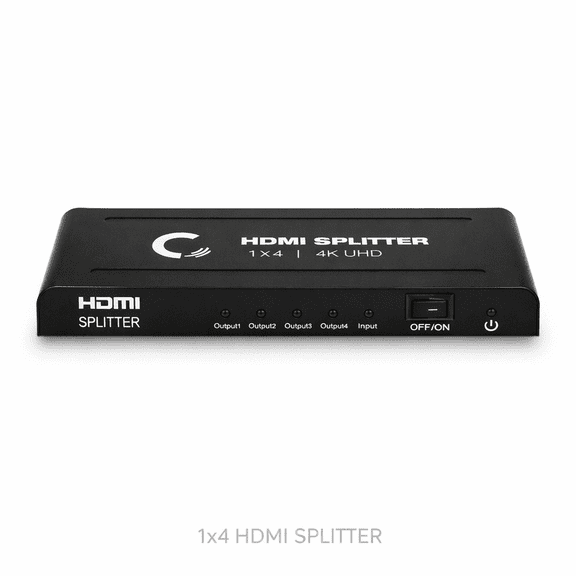 Expert Connect 1x4 HDMI Splitter, Analog to Digital Converter, New, HMASPDK104B