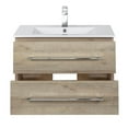 thumbnail image 4 of Cutler Kitchen and Bath Kato 30" Wood/Cultured Marble Bathroom Vanity in Oak, 4 of 5