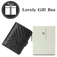 thumbnail image 5 of GAEKEAO Wallets for Women Small Vegan Leather RFID Blocking Bifold Zipper Pocket Wallet Card Case Purse with ID Window, 5 of 6