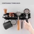thumbnail image 3 of YAOMOBB Coffee Distributor Holder Wall mounted Coffee Organizer Punch Free Space saving Daily Use Rack, 3 of 6