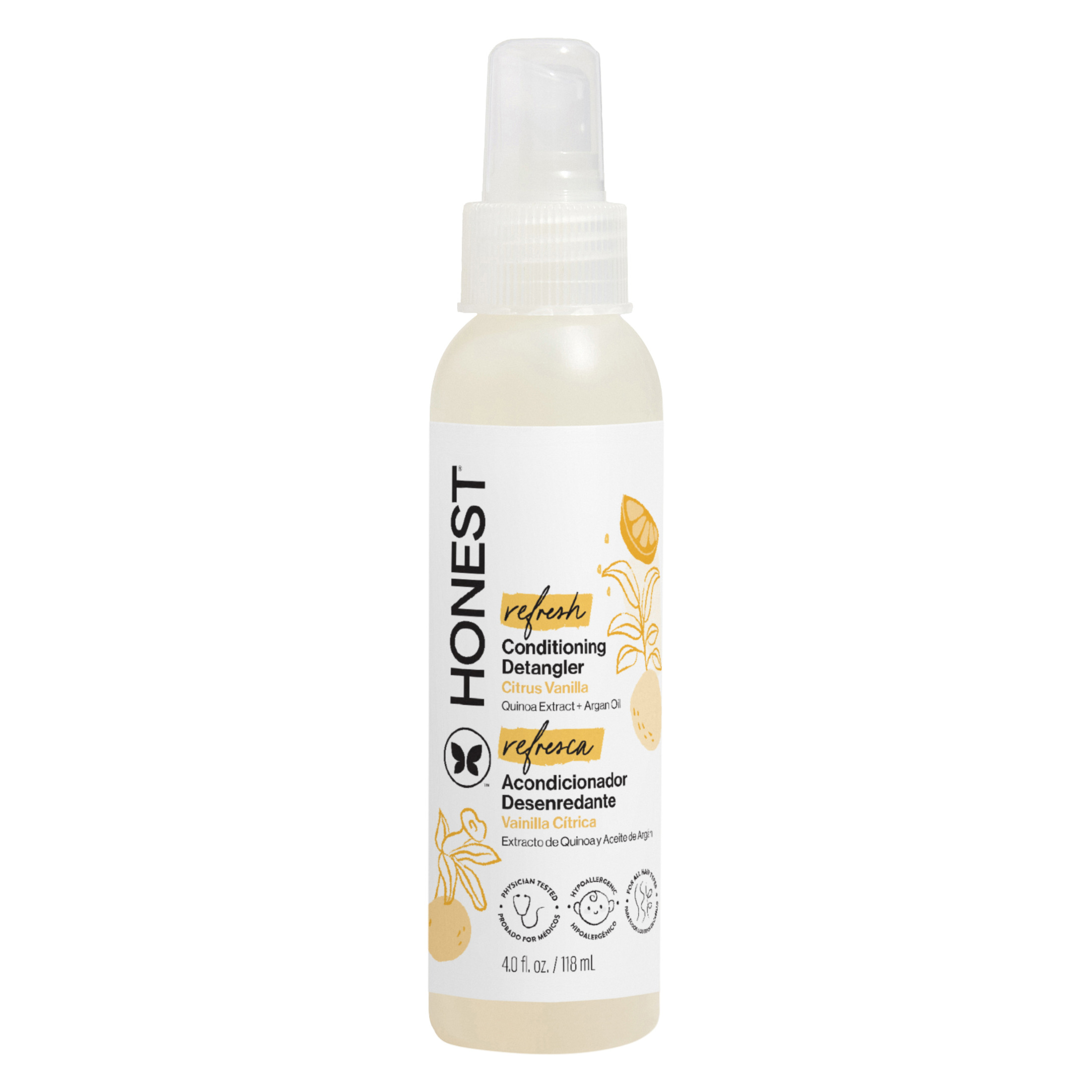 Honest Company Citrus Vanilla Refresh Detangler, 4 oz photo 1