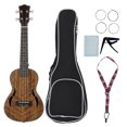 thumbnail image 2 of Amdohai 24 Inch Acoustic Concert Ukulele Ukelele Uke Walnut Wood, 2 of 8