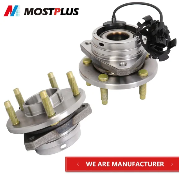 MOSTPLUS Pair Front Wheel Hub Bearings Assembly for Chevrolet Malibu Pontiac G6 Saturn Aura