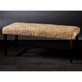 thumbnail image 3 of SEI Furniture Water Hyacinth Bench in Black and Natural, 3 of 5