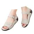 thumbnail image 2 of Mostsola Wedge Shoes for Women Sandals with Arch Support Comfort Soft Sole Summer Slingback Shoes, 2 of 9