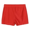 thumbnail image 4 of TiaoBug Kids Girls Gymnastics Dance Shorts Booty Shorts Yoga Athletic Short Bottoms Red 8, 4 of 6