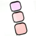 thumbnail image 2 of Filtre d'Objectif de Plongée, Filtres de Caméra d'Action Filtrant 3Pcs Violet Magenta Rouge pour Caméras, 2 of 8
