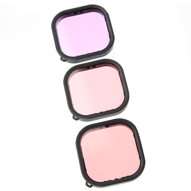 Tbest Accessoire de Kit de Filtre d'Objectif de Plongée TELESIN pour Filtre de Caméra d'Action Hero 9