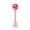 Pink-A, variant on Beauty Tools 1 2 In 1 Double Ended Silicone Face Cleansing Brush And Massage Tool For Cleaning And Facial Application 6.30*1.26 in
