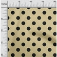thumbnail image 2 of oneOone Cotton Poplin Twill Light Brown Fabric Dots Dress Material Fabric Print Fabric By The Yard 56 Inch Wide-FC, 2 of 6