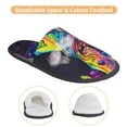 thumbnail image 3 of Balery Neon Pop Art Pitbull Pantuflas de Casa de Felpa Silenciosas con Diseño Estampado, Zapatillas Cómodas Antideslizantes de Algodón para Interior-Large, 3 of 8