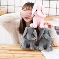 thumbnail image 3 of Éléphant en Peluche Rose, 3 of 4