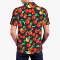 thumbnail image 6 of Wukai Tomatoes Men’s Polo Shirts,Quick-Dry Athletic Shirt,Classic Fit Shirts-Large, 6 of 8