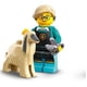 thumbnail image 1 of Peluquería para mascotas de la serie 25 de minifiguras LEGO de juguete con afgano, 1 of 1