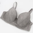 thumbnail image 5 of Yongwang Women's Plus Size Lace Bras Push Up Underwire Bra Soft Full Coverage Lift Up Bra, 5 of 8